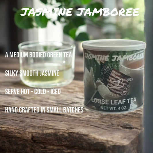 Jasmine Jamboree - Loose Leaf Tea - First & Main Coffee Co.