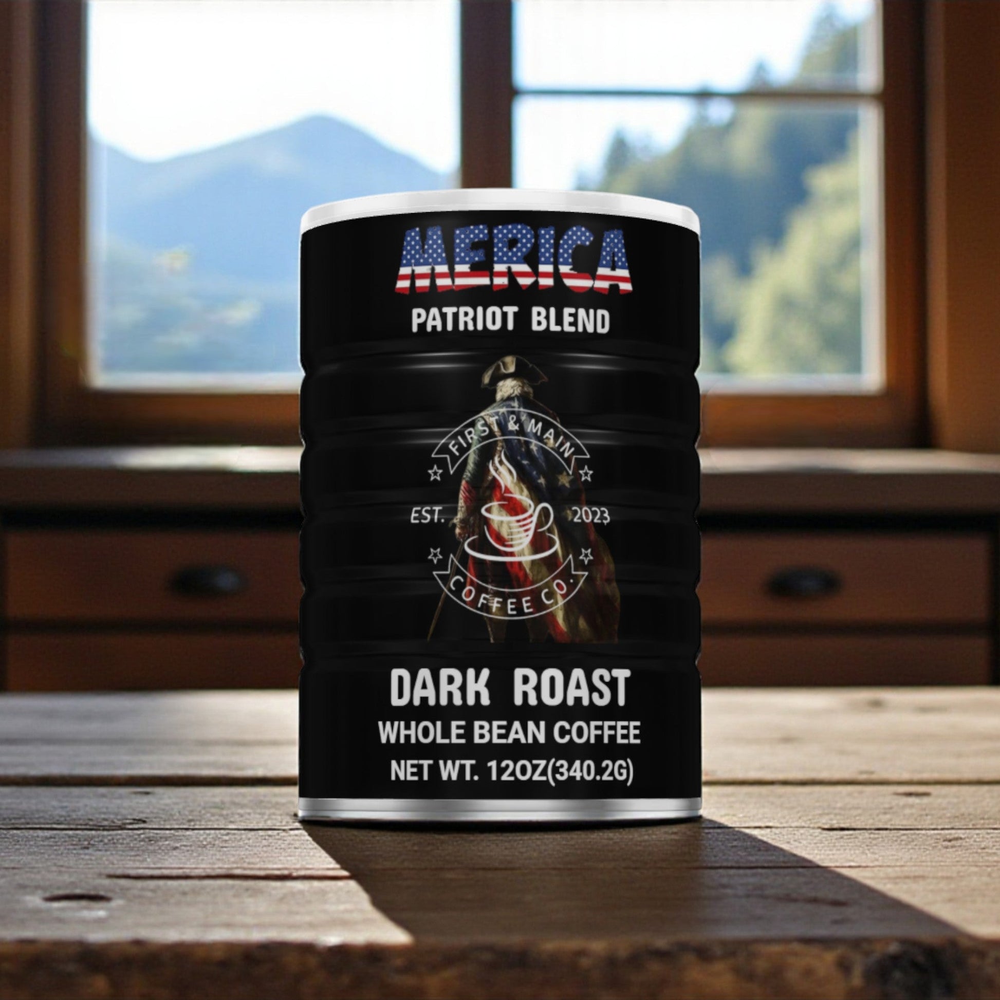 Merica - Patriot Blend - Dark Roast Coffee - First & Main Coffee Co.