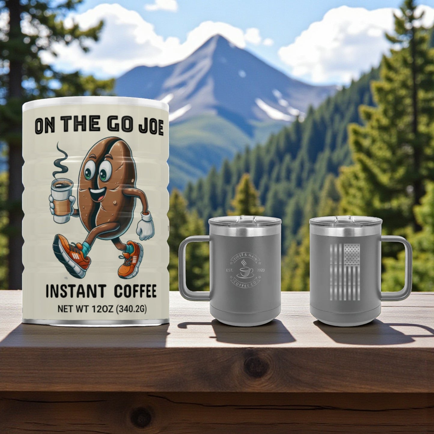 On The Go Duo - One The Go Joe And Mug - First And Main Coffee Company