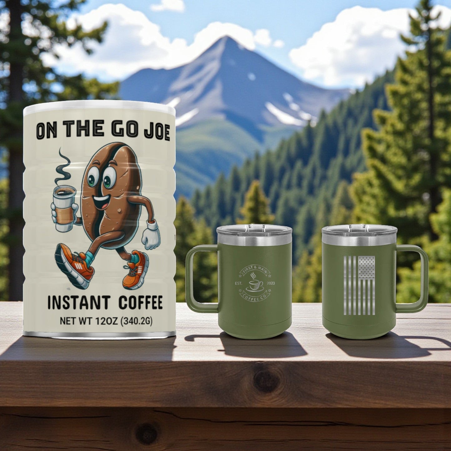 On The Go Duo - One The Go Joe And Mug - First And Main Coffee Company