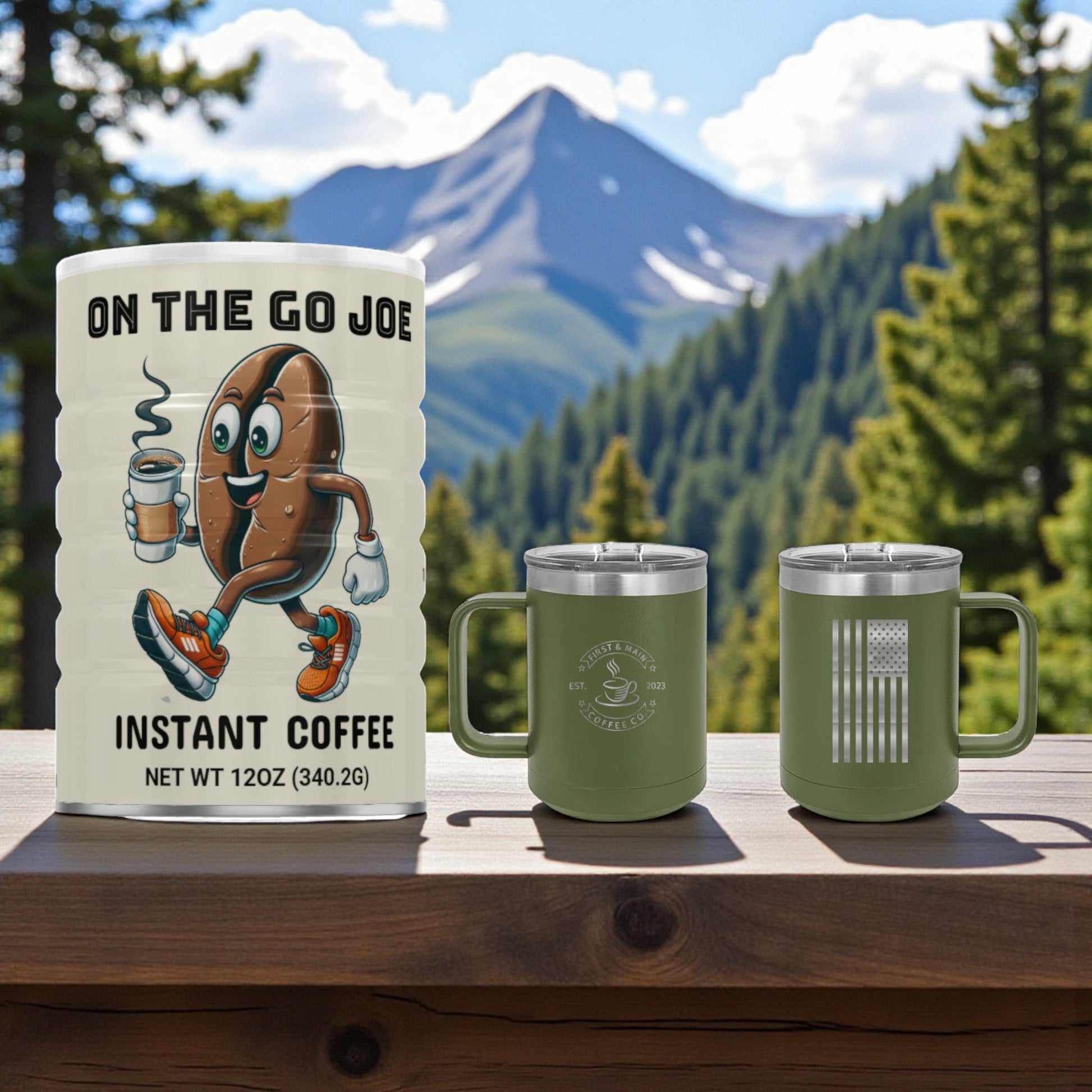 On The Go Duo - One The Go Joe And Mug - First And Main Coffee Company