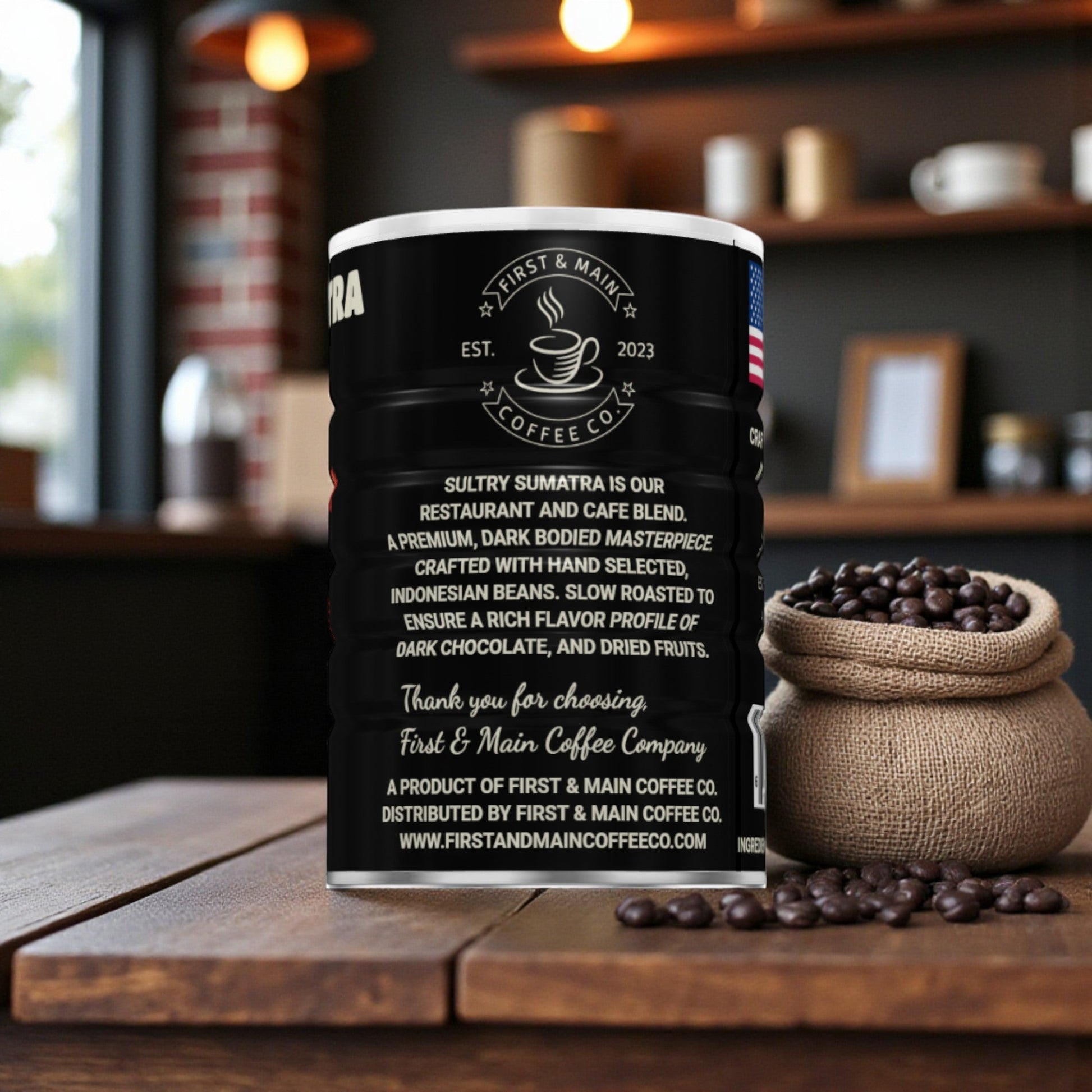 Sultry Sumatra - Dark Roast Coffee - First & Main Coffee Co.