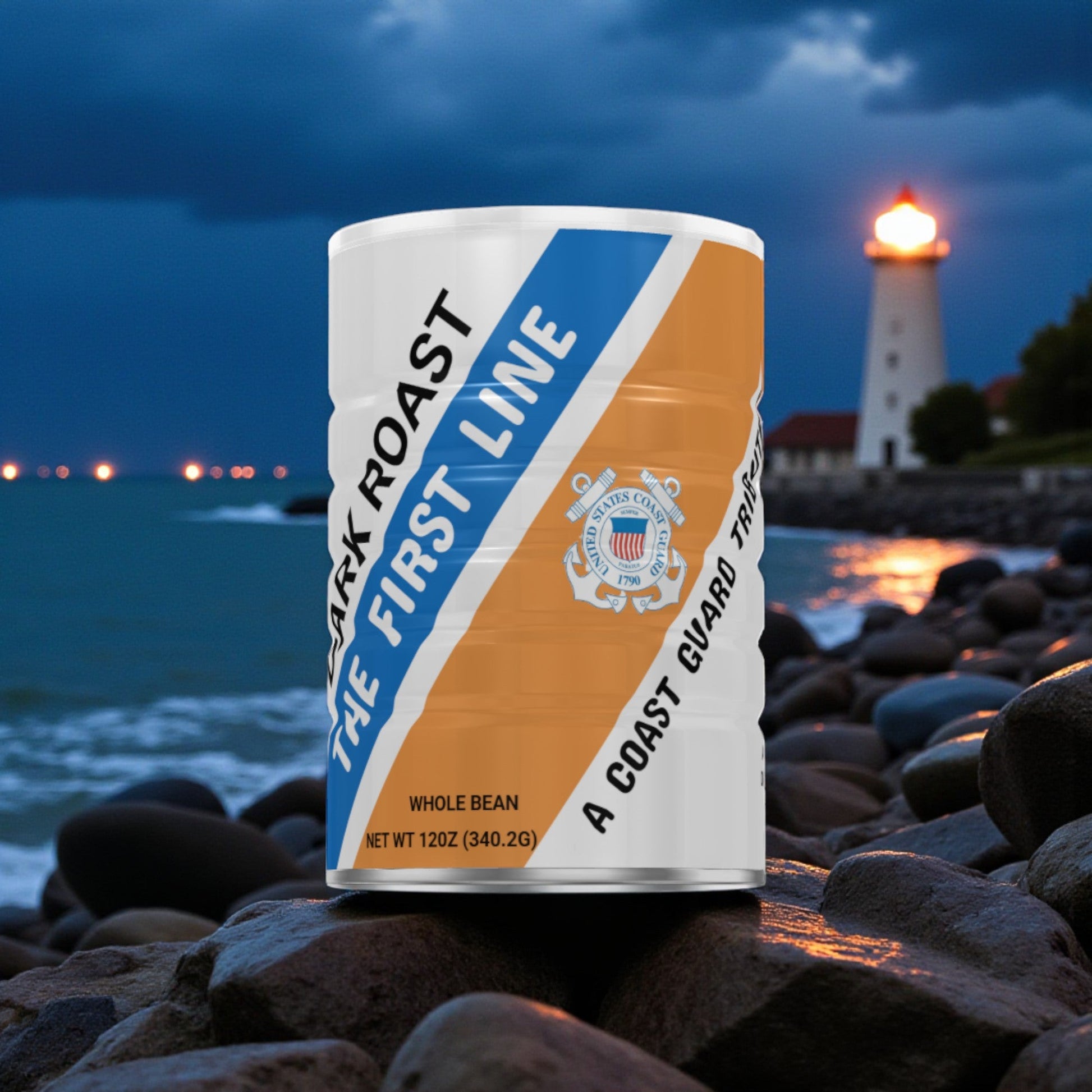 The First Line - Coast Guard Tribute - Dark Roast Coffee - First & Main Coffee Co.