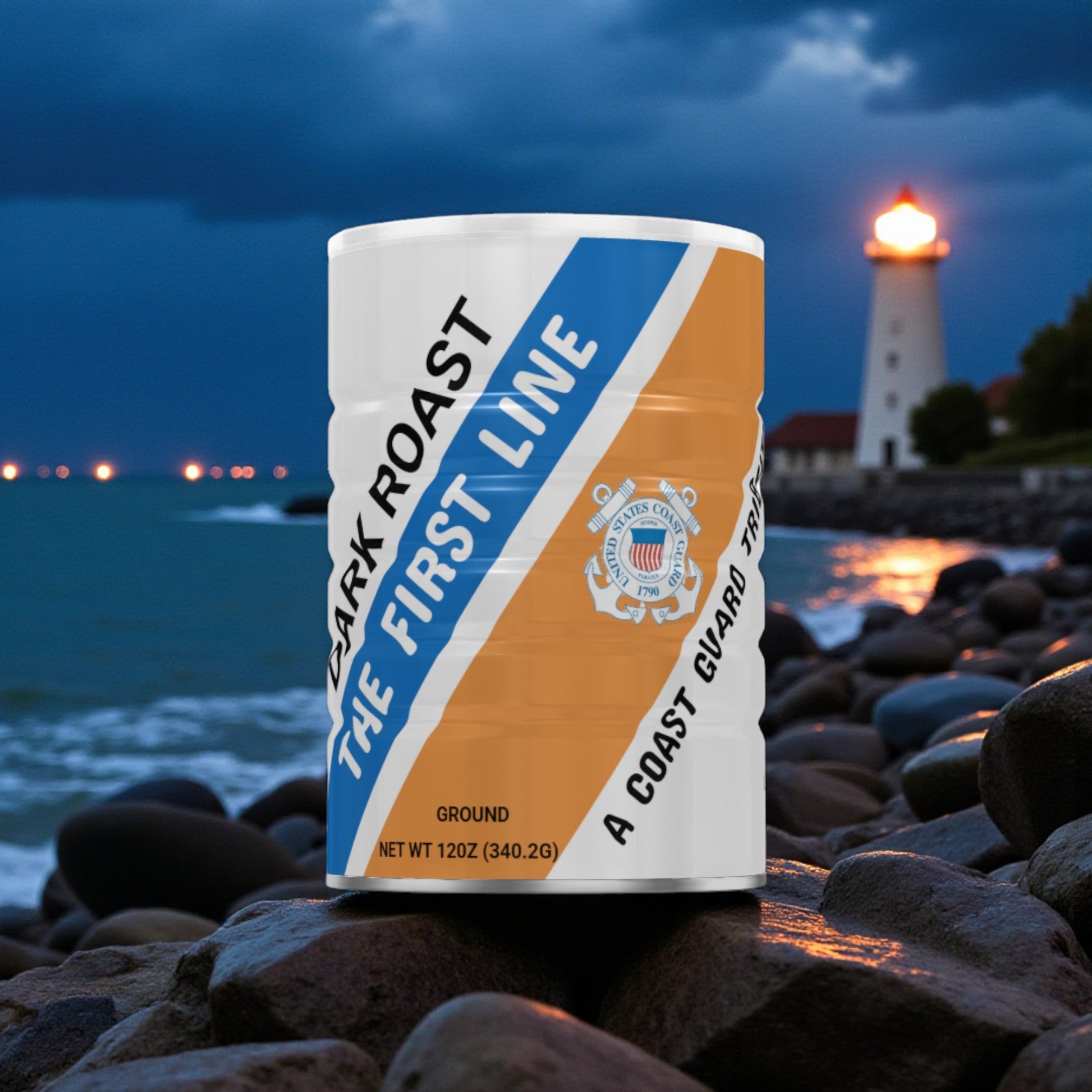 The First Line - Coast Guard Tribute - Dark Roast Coffee - First & Main Coffee Co.