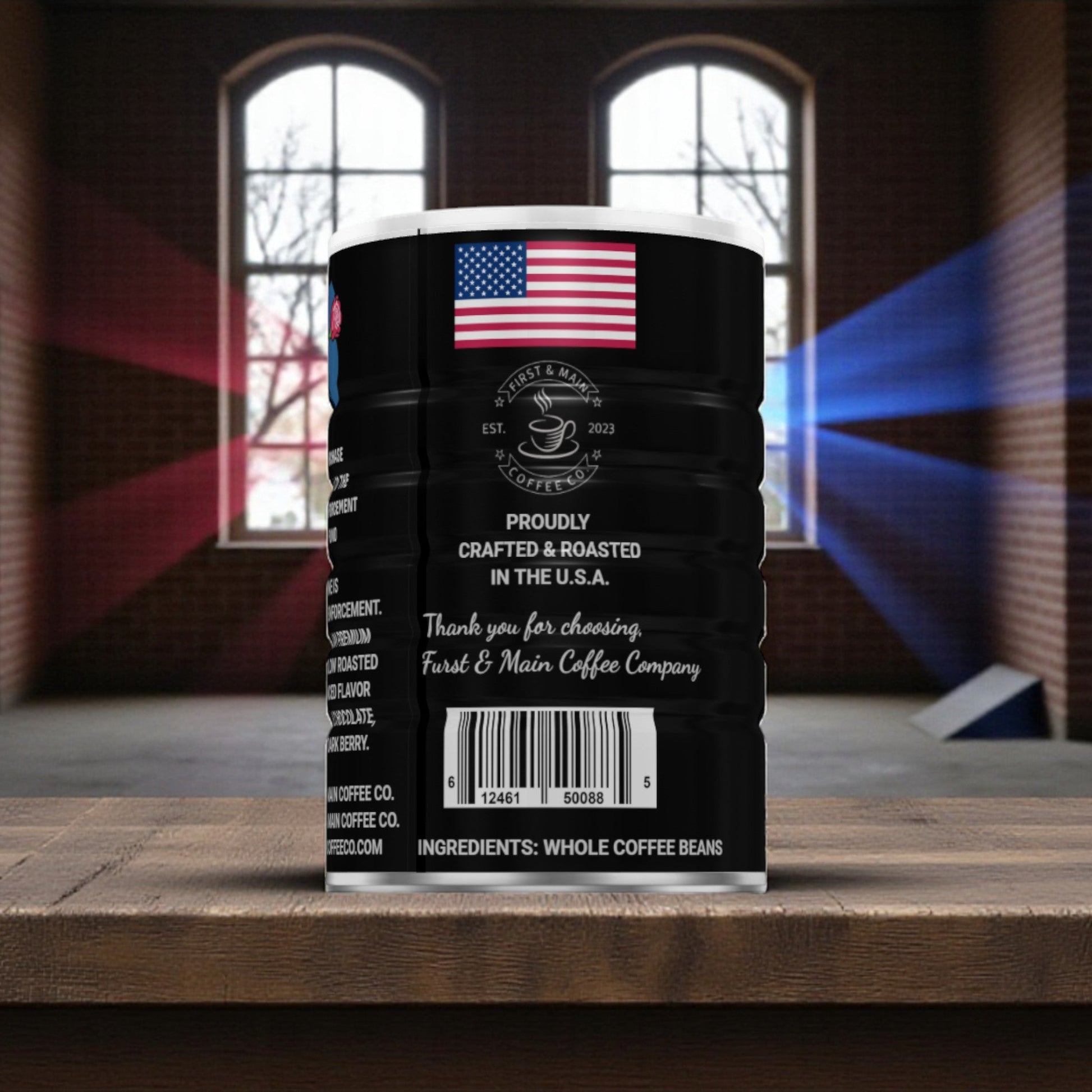 Thin Blue Line - Dark Roast Coffee - First & Main Coffee Co.