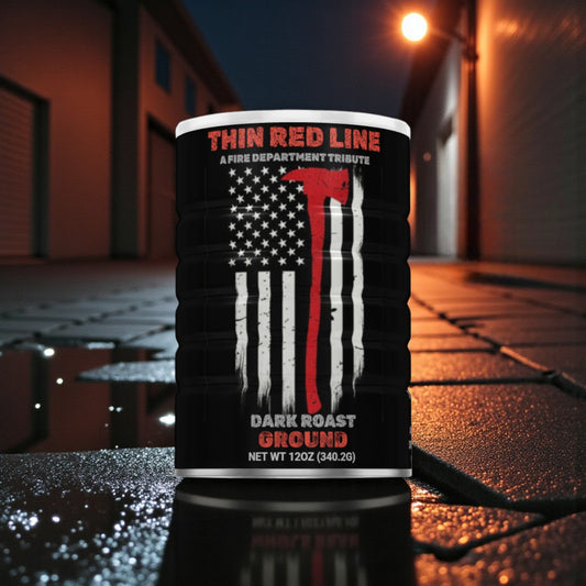 Thin Red Line - Dark Roast Coffee - First & Main Coffee Co.