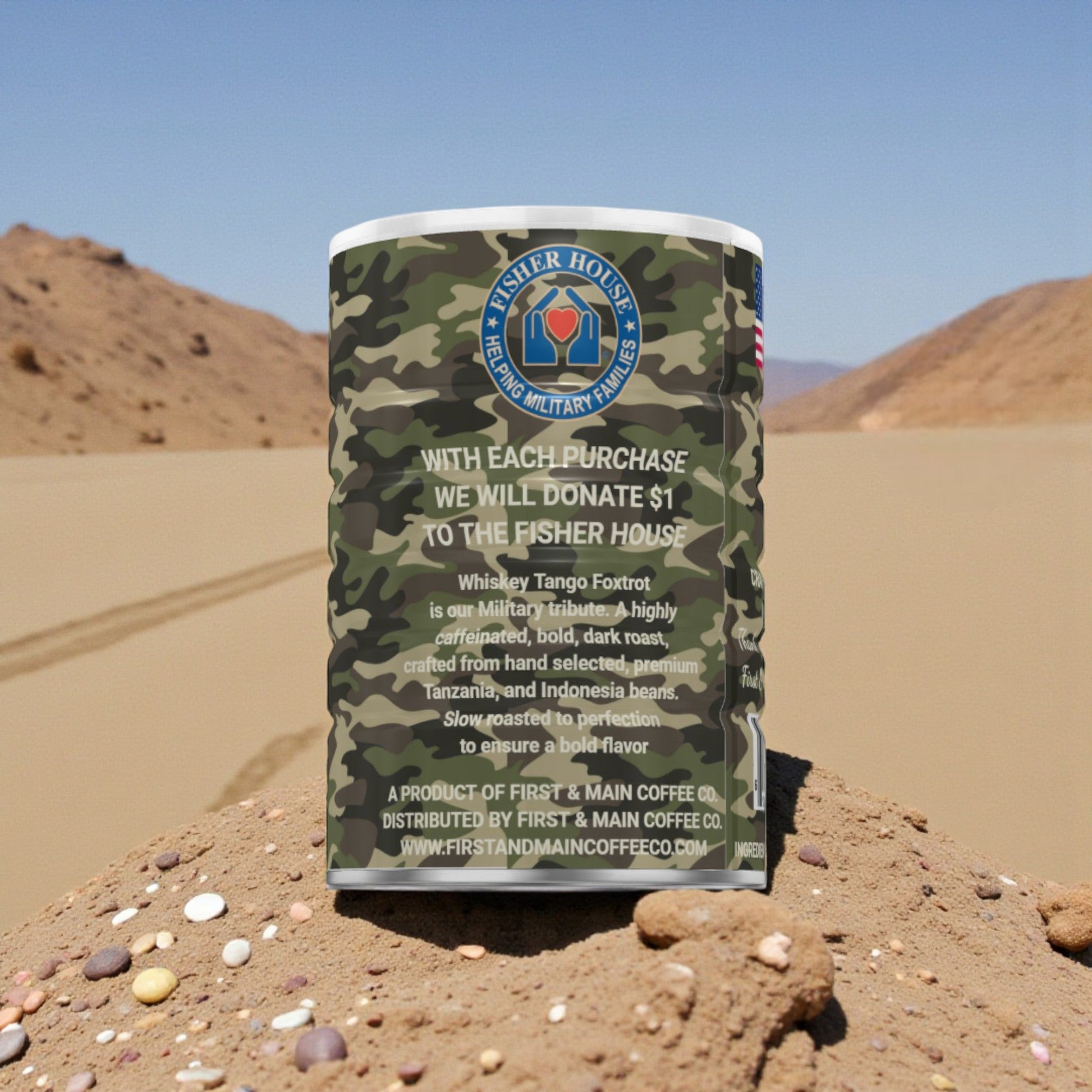 Whiskey Tango Foxtrot - Dark Roast Coffee - First & Main Coffee Co.